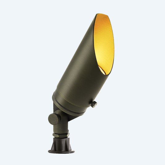 Free Shipping Brass Landscape Lighting LT2102 Adjustable Shroud MR16 Up Lights (Lamp not included)