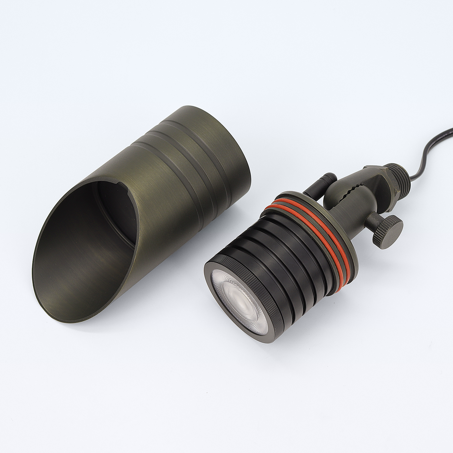 Free Shipping Brass Landscape Lighting LT2100BT Integrated RGB CCT Tunable Seamless Connectivity Smart Up Light