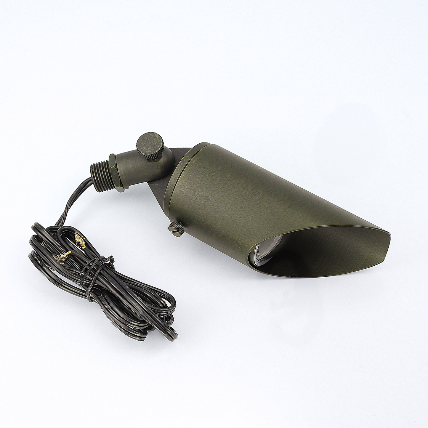 Free Shipping Brass Landscape Lighting LT2102 Adjustable Shroud MR16 Up Lights (Lamp not included)