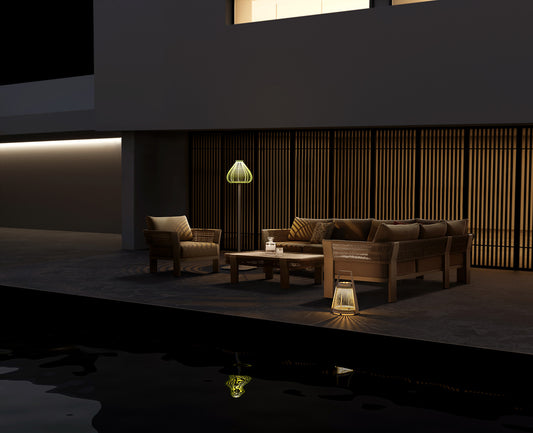 Higold Luxury Exterior Solar lights Outdoor For Yard Apollo Solar Powered Landscape Lighting Lamps For Garden