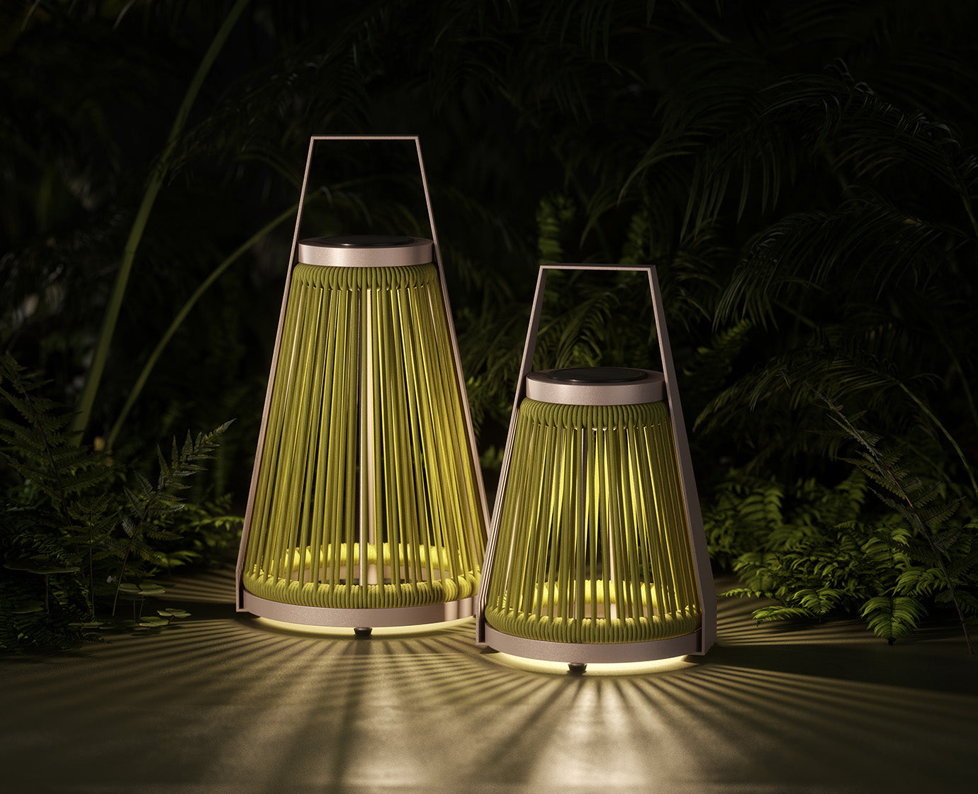 Higold Luxury Exterior Solar lights Outdoor For Yard Apollo Solar Powered Landscape Lighting Lamps For Garden