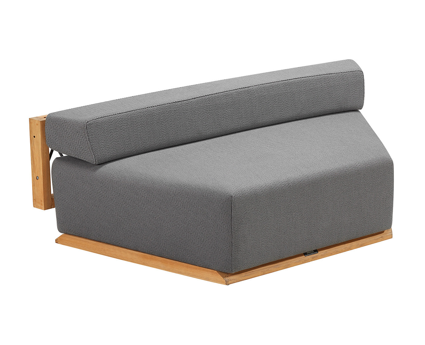 Higold Luxury Outdoor Garden Teak Furniture Sectional Sofa Sets Armonia Patio Couch with Coffee Table And Footstools