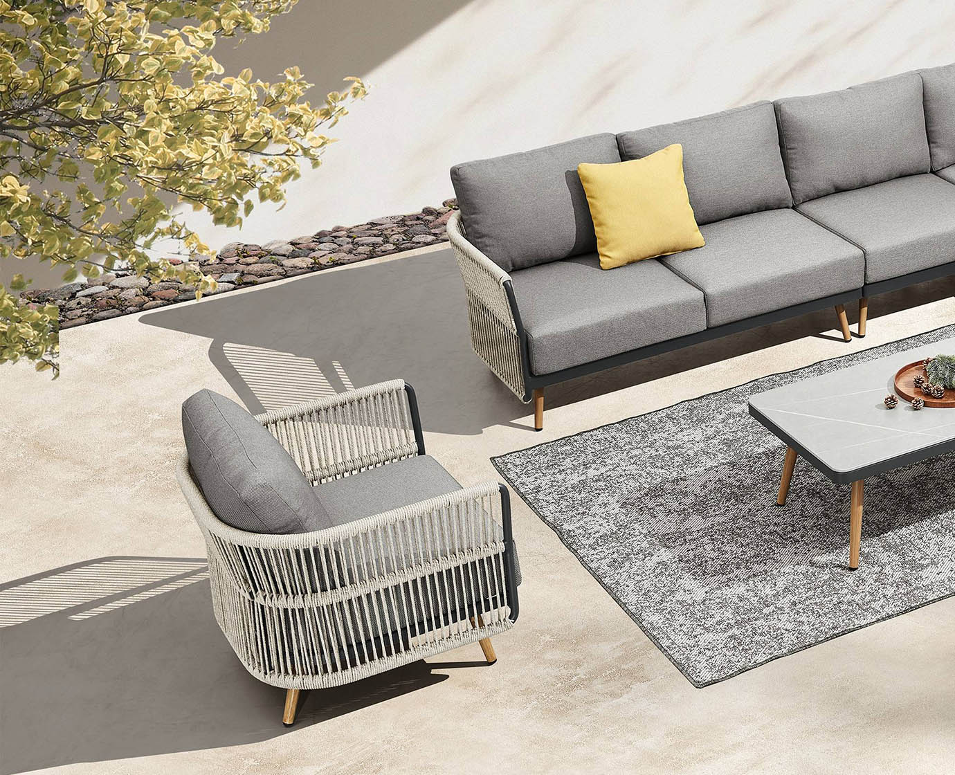 HIGOLD Bay 5-Seater outdoor conversation sofa set