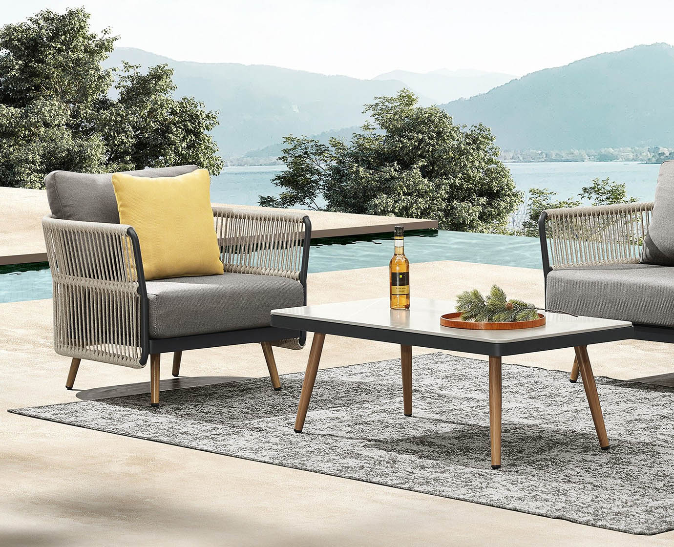 HIGOLD Bay 5-Seater outdoor conversation sofa set