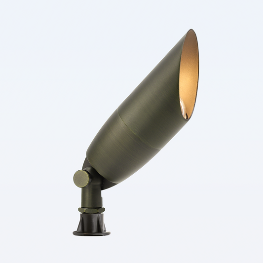 Free Shipping Brass Landscape Lighting LT2108 Long Shroud MR16 Up Light (Lamp not included)