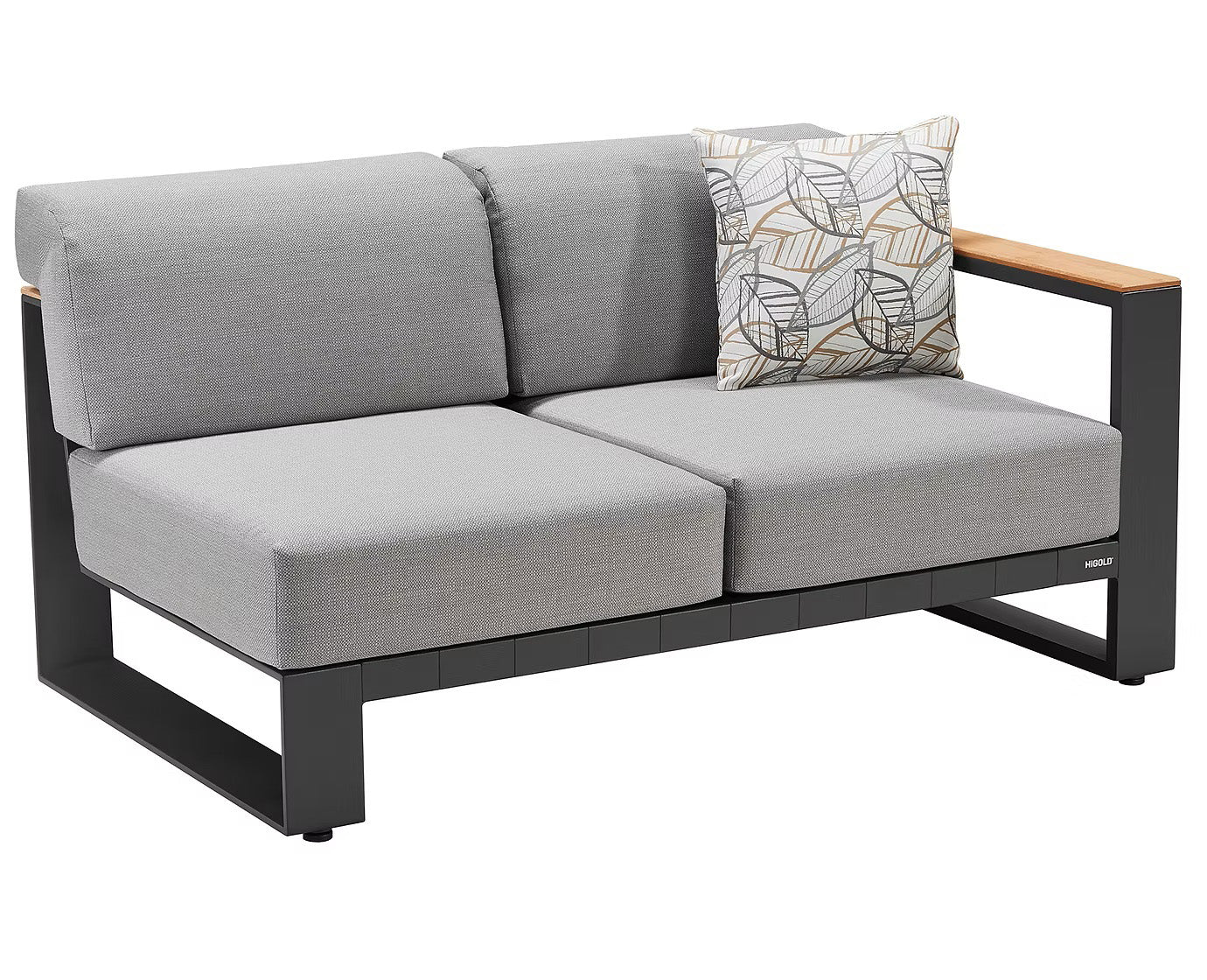 Higold Luxury Outdoor Garden Teak Furniture Sectional Sofa Sets Cambusa Patio Couch with Coffee Table
