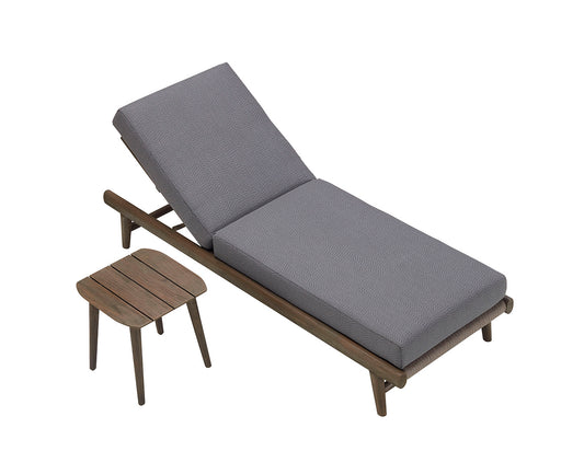 Higold Teak Outdoor Furniture Pool Chaise Loungers With Side Table Leo Lounge Chairs