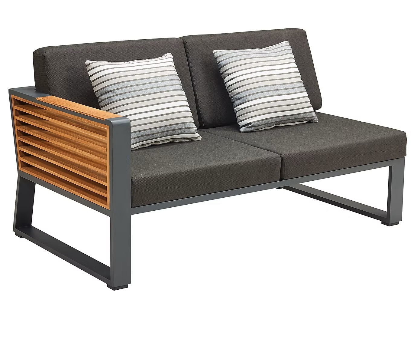 Higold Luxury Outdoor Garden Teak Furniture Sectional Sofa Sets New York Patio Couch with Coffee Table