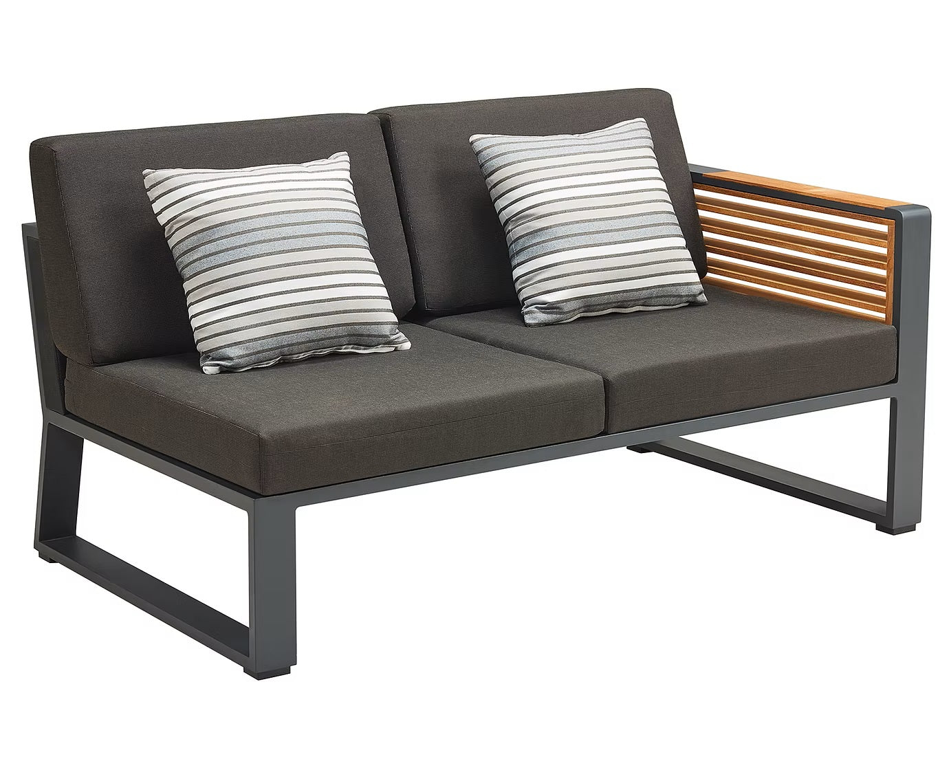 Higold Luxury Outdoor Garden Teak Furniture Sectional Sofa Sets New York Patio Couch with Coffee Table