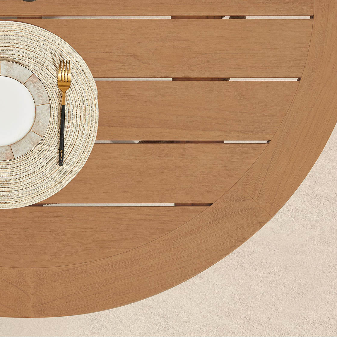 HIGOLD VASCA Teak Furniture Outdoor Dining Set With Cushions