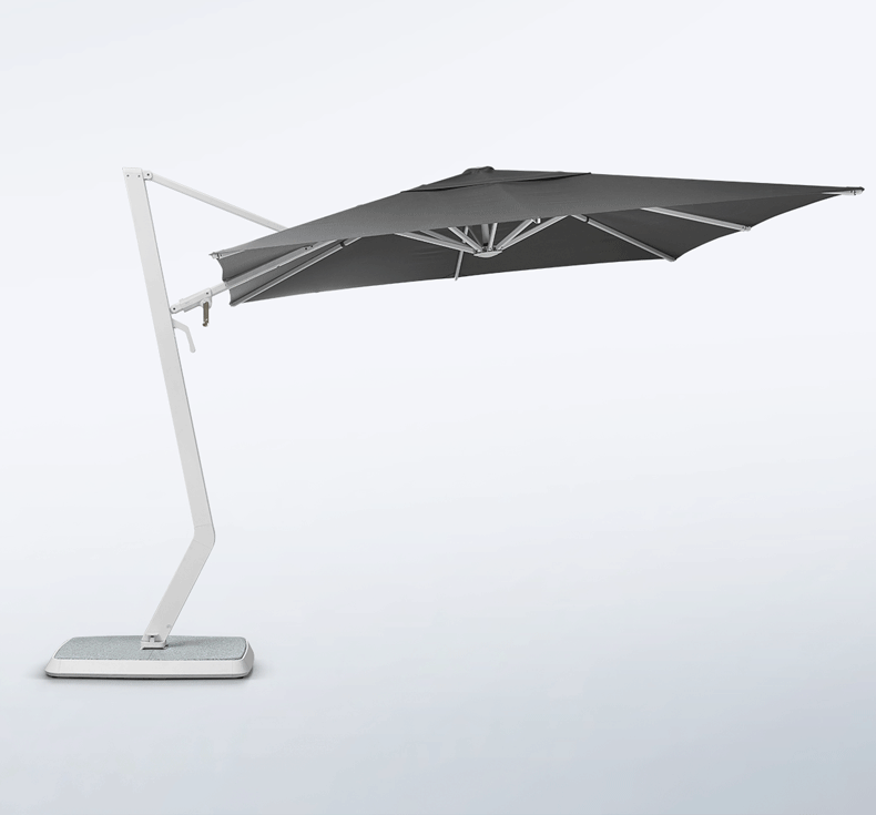 Higold Luxury Sunbrella Outdoor Furniture Wing Patio Yard And Garden Sun Umbrella With Stands