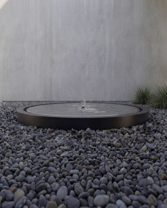 Luxury KOYS Architectural Mirror-Disc Fountain 316L Marine Grade Stainless Steel