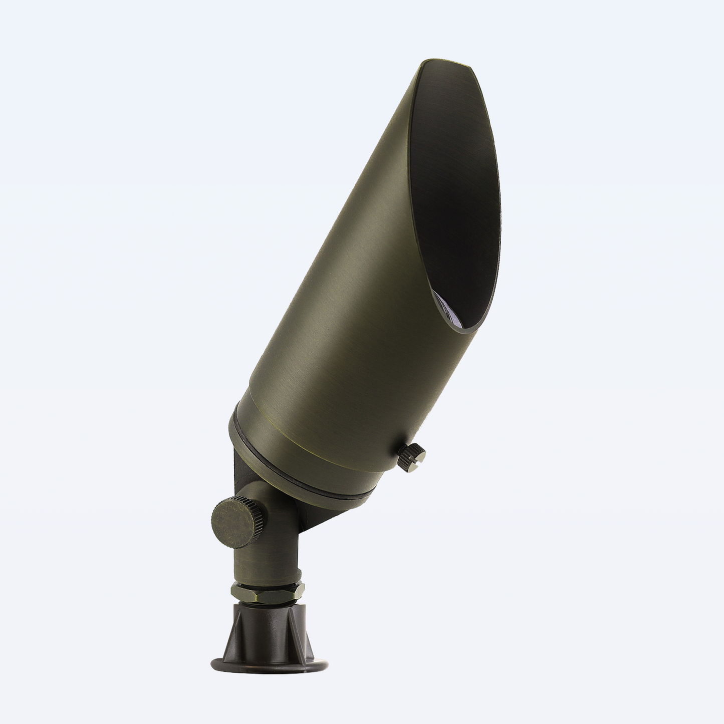 Free Shipping Brass Landscape Lighting LT2102 Adjustable Shroud MR16 Up Lights (Lamp not included)