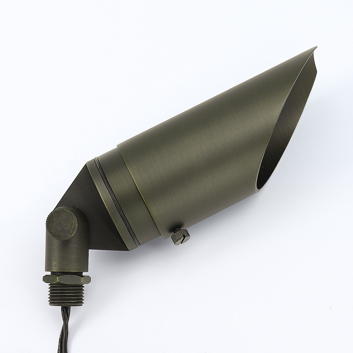 Free Shipping Brass Landscape Lighting LT2102 Adjustable Shroud MR16 Up Lights (Lamp not included)