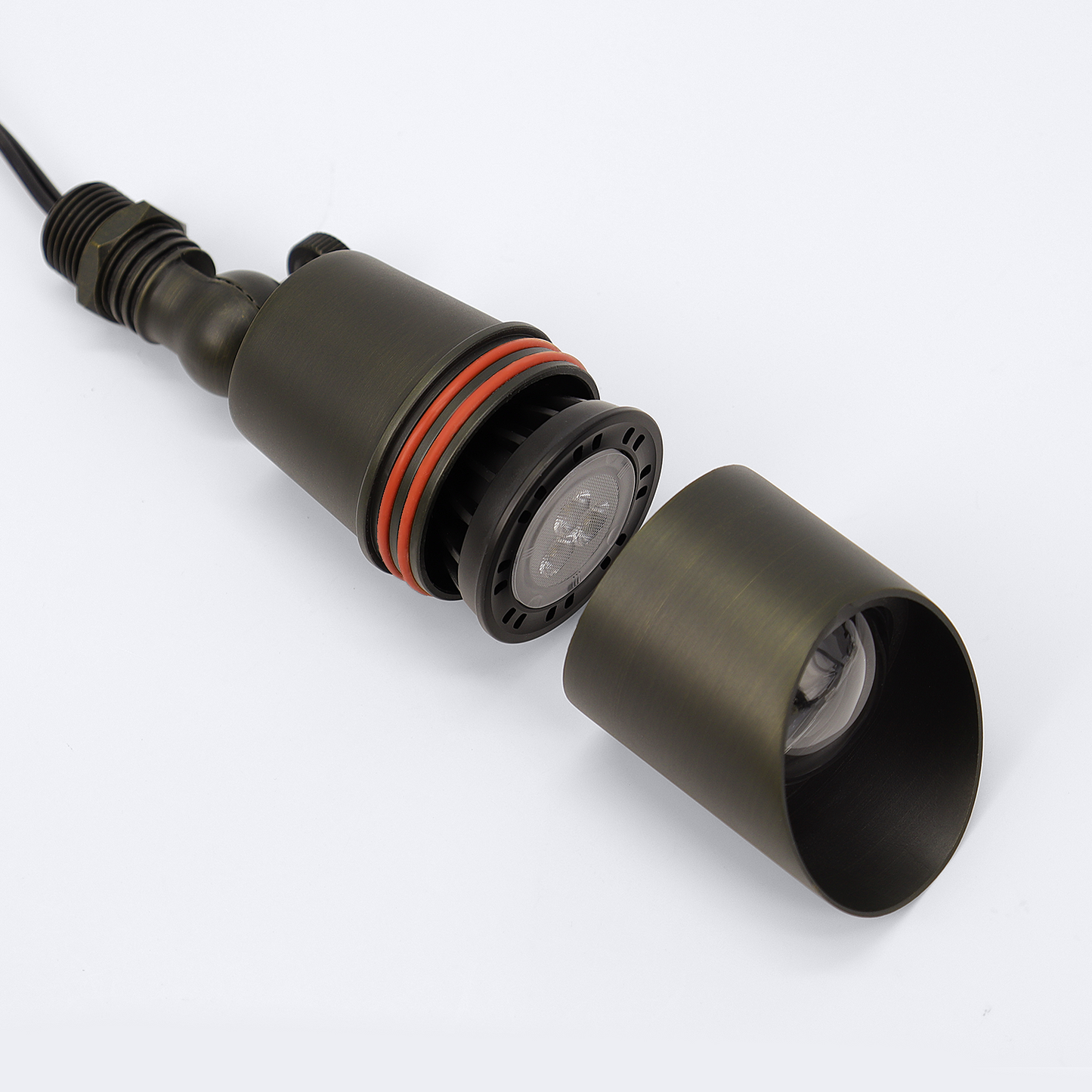 Free Shipping Brass Landscape Lighting LT2101 Match With Standard MR16 Lamp (Lamp not included)