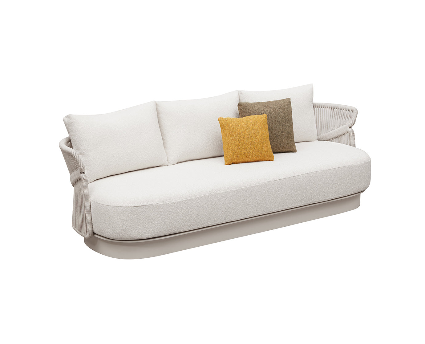 Free Shipping HIGOLD Aio Teak Outdoor Furniture 5 Seats Patio Sofa Set With Cushions
