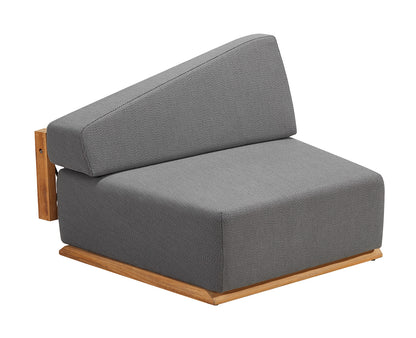 Higold Luxury Outdoor Garden Teak Furniture Sectional Sofa Sets Armonia Patio Couch with Coffee Table And Footstools
