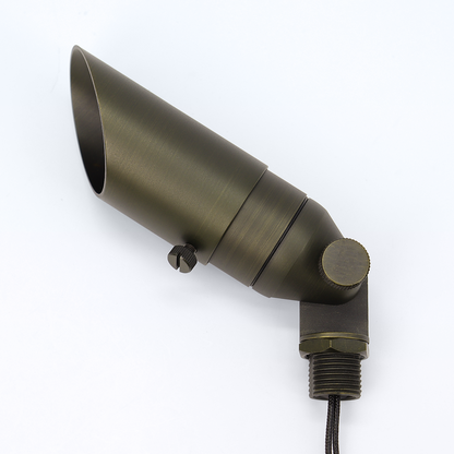 Free Shipping Brass Landscape Lighting LT2103 Adjustable Shroud MR11 Up Lights (Lamp not included)