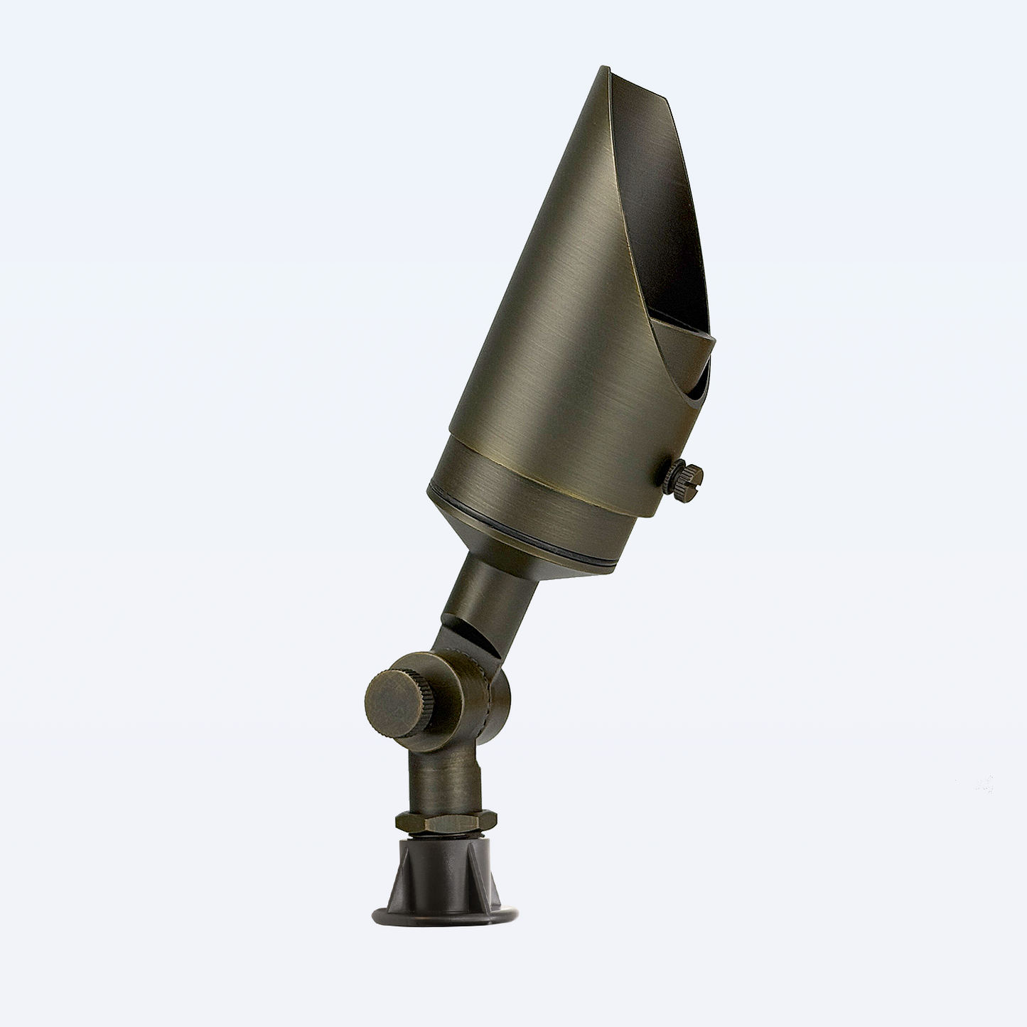 Free Shipping Brass Landscape Lighting LT2106 Adjustable Shroud Compact MR16 Up Light (Lamp not included)