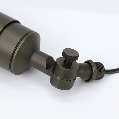 Free Shipping Brass Landscape Lighting LT2106 Adjustable Shroud Compact MR16 Up Light (Lamp not included)