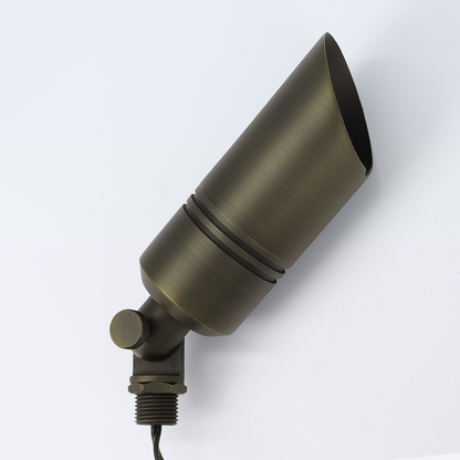 Free Shipping Brass Landscape Lighting LT2107 Medium Shroud MR16 Up Light (Lamp not included)