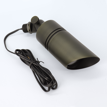 Free Shipping Brass Landscape Lighting LT2107 Medium Shroud MR16 Up Light (Lamp not included)