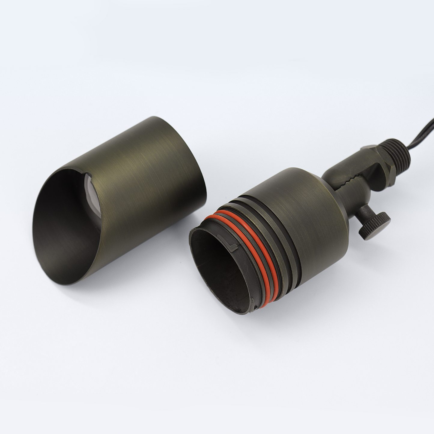 Free Shipping Brass Landscape Lighting LT2107 Medium Shroud MR16 Up Light (Lamp not included)