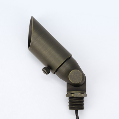 Free Shipping Brass Landscape Lighting LT2104 Adjustable Shroud MR8 Up Light (Lamp not included)