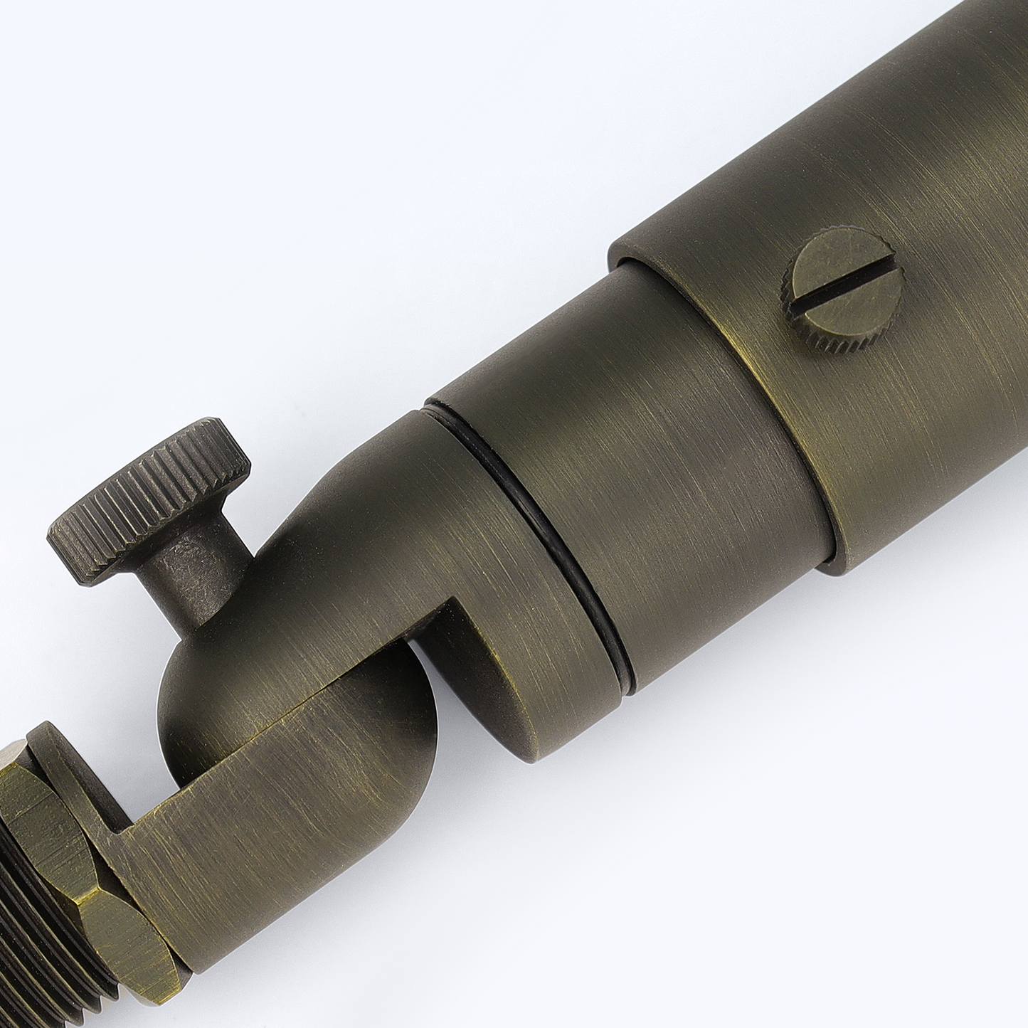 Free Shipping Brass Landscape Lighting LT2104 Adjustable Shroud MR8 Up Light (Lamp not included)