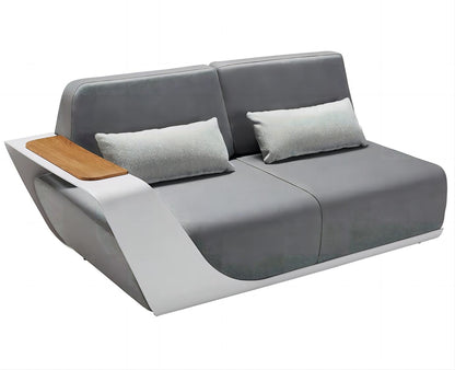 Higold Luxury Outdoor Garden Teak Furniture Sectional Sofa Sets Onda Patio Couch with Coffee Table