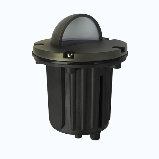 Free Shipping Brass Landscape Lighting LT2203A Domed Half Lid In Ground Well Light (Lamp not included)