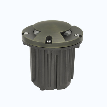 Free Shipping Brass Landscape Lighting LT2204B Two Direction Turret In Ground Well Light (Lamp not included)