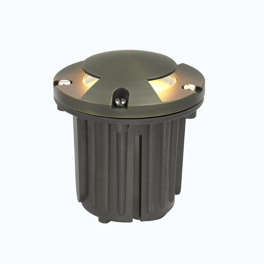 Free Shipping Brass Landscape Lighting LT2204B Two Direction Turret In Ground Well Light (Lamp not included)