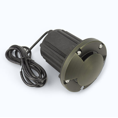 Free Shipping Brass Landscape Lighting LT2204B Two Direction Turret In Ground Well Light (Lamp not included)
