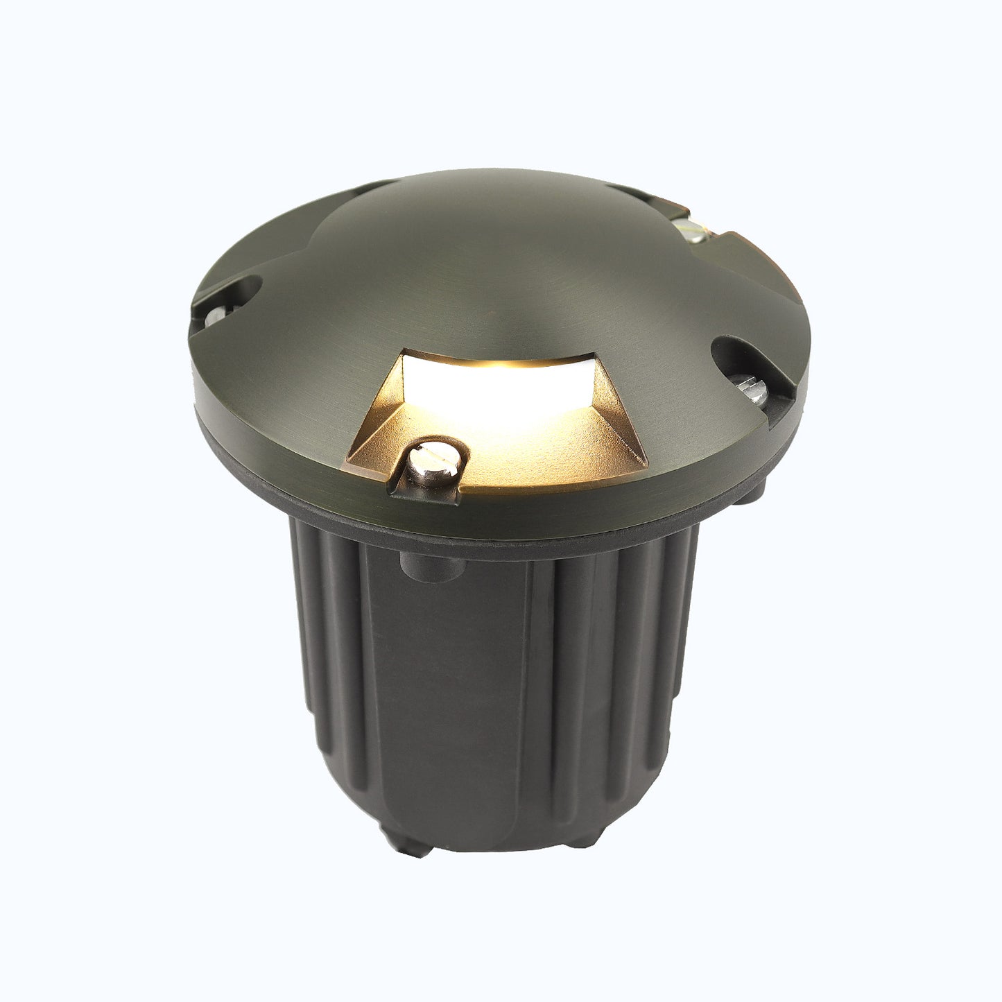 Free Shipping Brass Landscape Lighting LT2204C Three Direction Turret In Ground Well Light (Lamp not included)