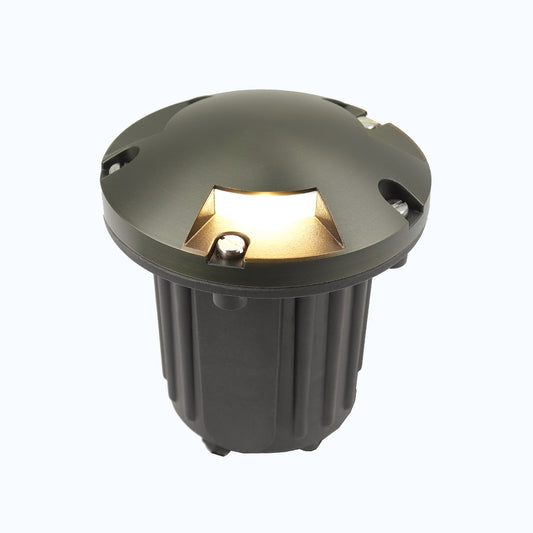 Free Shipping Brass Landscape Lighting LT2204C Three Direction Turret In Ground Well Light (Lamp not included)