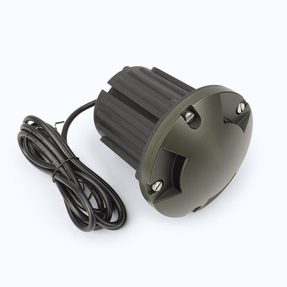 Free Shipping Brass Landscape Lighting LT2204C Three Direction Turret In Ground Well Light (Lamp not included)