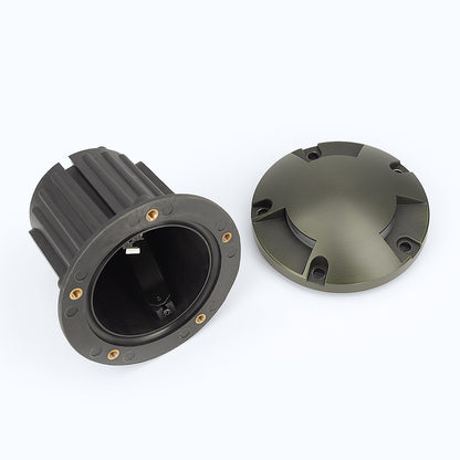 Free Shipping Brass Landscape Lighting LT2204C Three Direction Turret In Ground Well Light (Lamp not included)