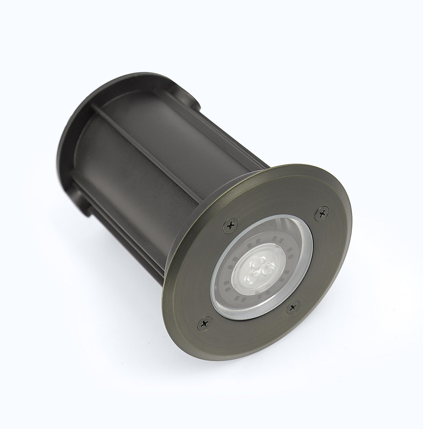 Free Shipping Brass Landscape Lighting LT2206B Flat MR16 In Ground Well Light (Lamp not included)