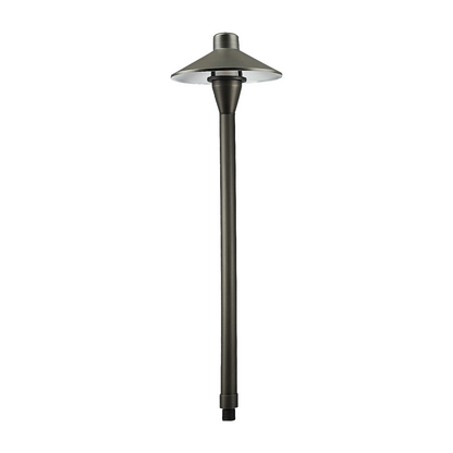 Free Shipping Brass Landscape Lighting LT2402 Classic Flat Hat G4 Path Light (Lamp not included)