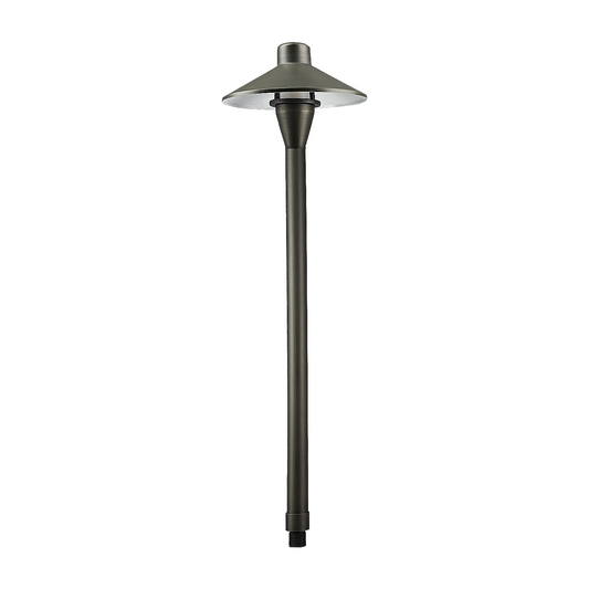 Free Shipping Brass Landscape Lighting LT2402 Classic Flat Hat G4 Path Light (Lamp not included)