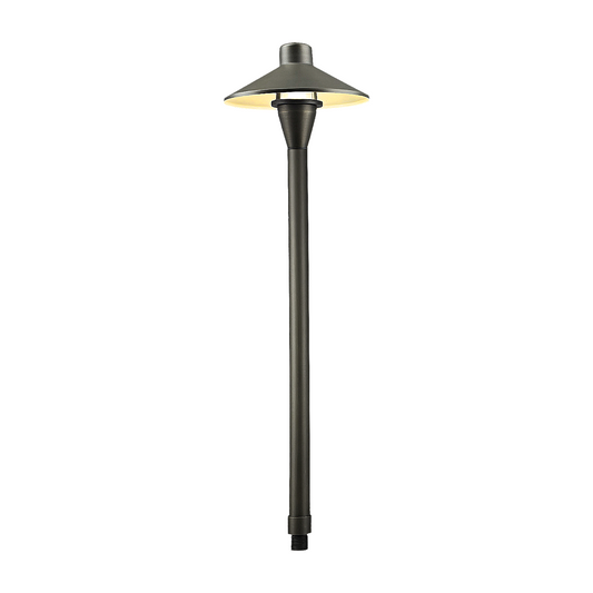 Free Shipping Brass Landscape Lighting LT2402 Classic Flat Hat G4 Path Light (Lamp not included)
