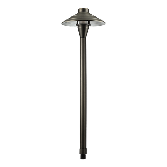 Free Shipping Brass Landscape Lighting LT2403 Premium Flat Hat G4 Path Light (Lamp not included)