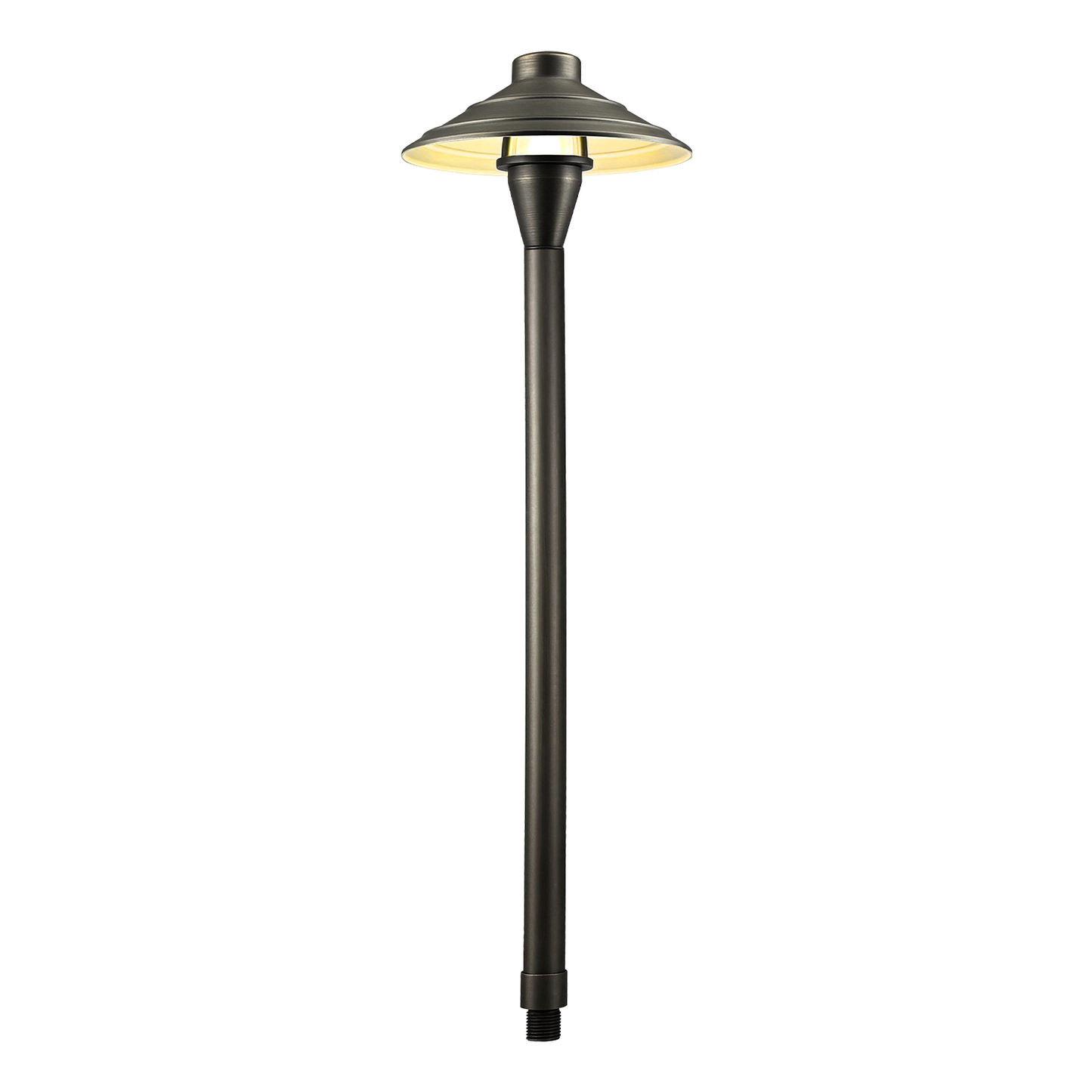 Free Shipping Brass Landscape Lighting LT2403 Premium Flat Hat G4 Path Light (Lamp not included)