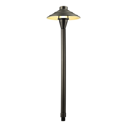 Free Shipping Brass Landscape Lighting LT2403 Premium Flat Hat G4 Path Light (Lamp not included)