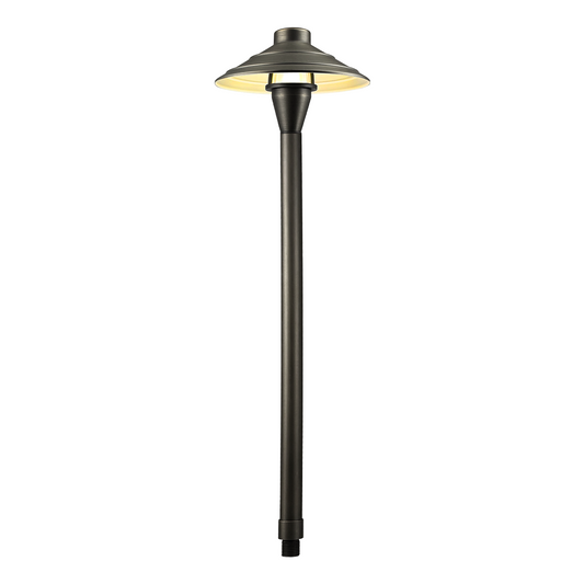 Free Shipping Brass Landscape Lighting LT2403 Premium Flat Hat G4 Path Light (Lamp not included)