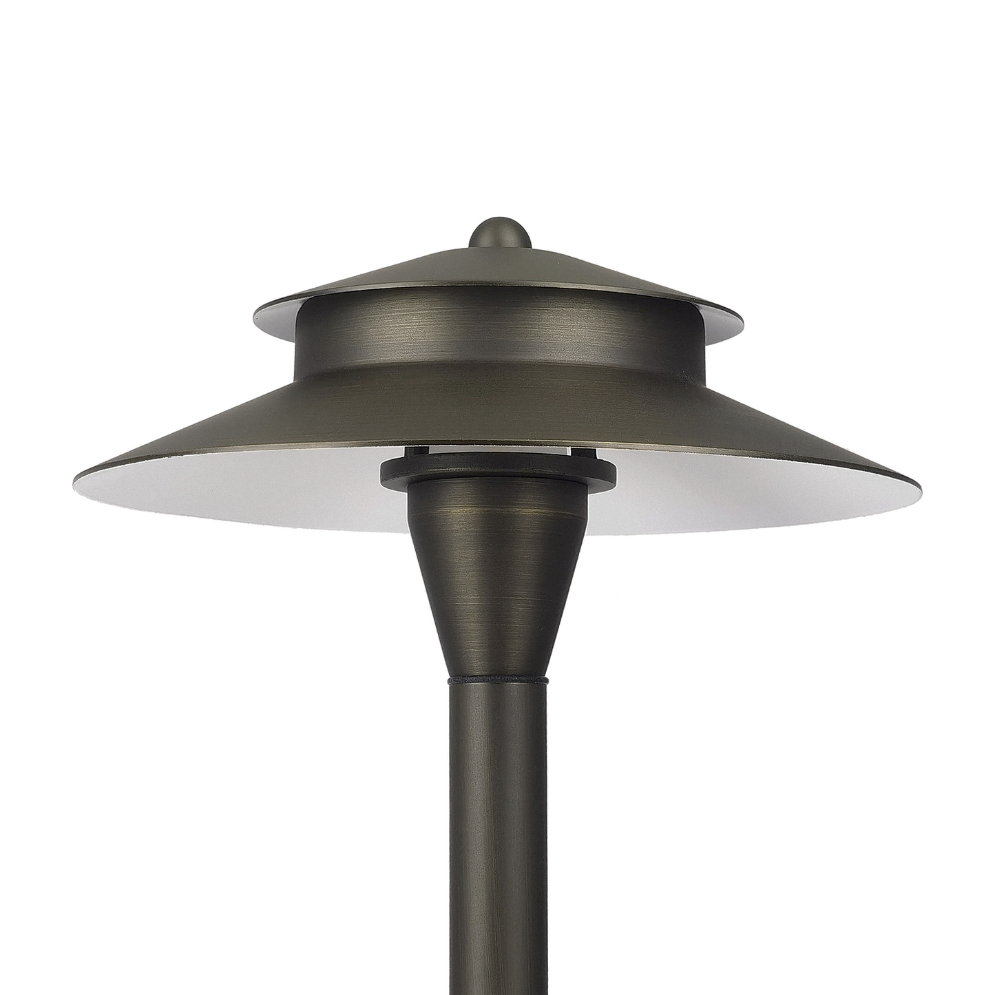 Free Shipping Brass Landscape Lighting LT2405 Two Tier G4 Path Light (Lamp not included)
