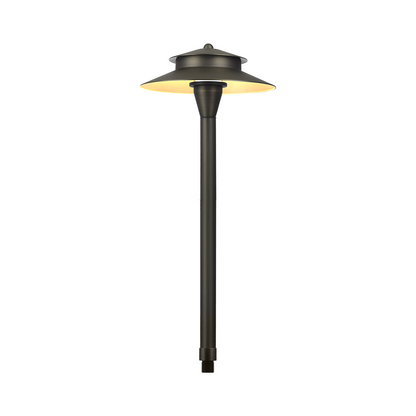 Free Shipping Brass Landscape Lighting LT2405 Two Tier G4 Path Light (Lamp not included)
