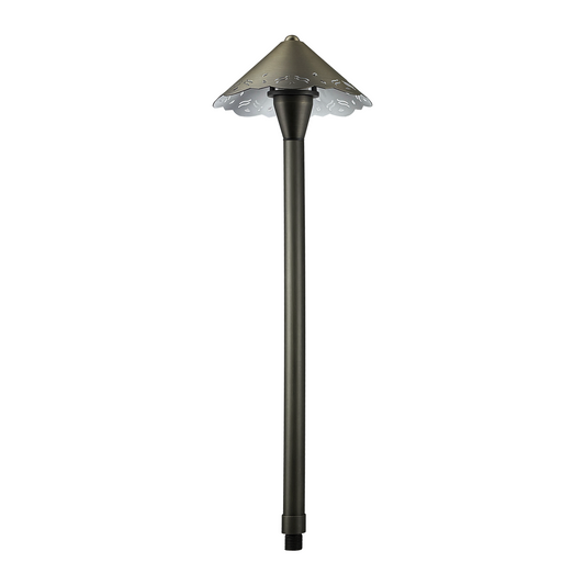Free Shipping Brass Landscape Lighting LT2406 Hollowed Out G4 Path Light (Lamp not included)