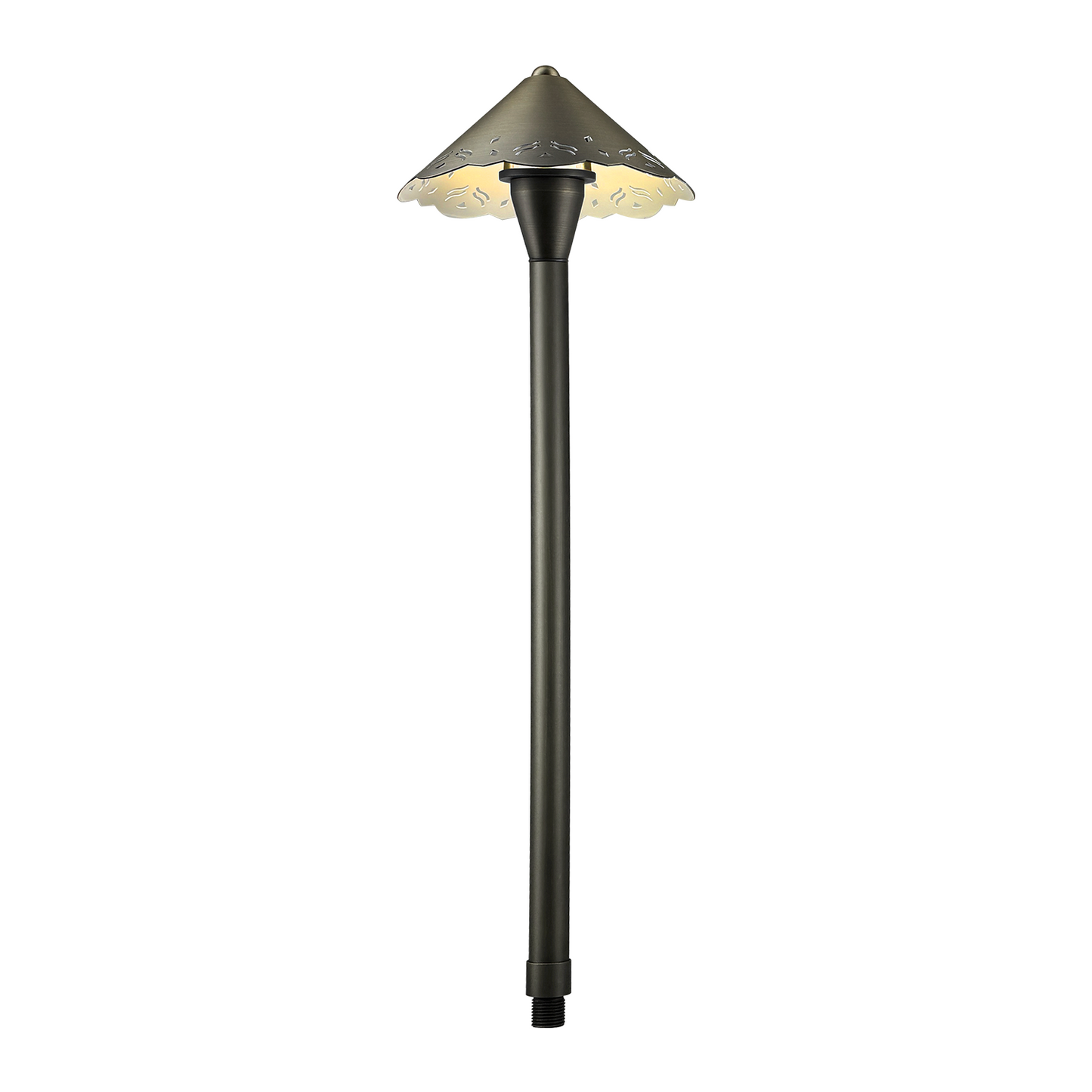 Free Shipping Brass Landscape Lighting LT2406 Hollowed Out G4 Path Light (Lamp not included)